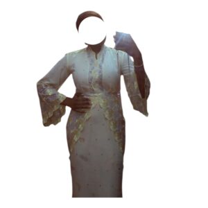 OC19062026, Robe Bordé, Taille M, Foulard