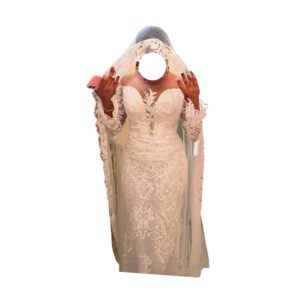 AH20062026, Robe de Mariée, Taille XL, Voile