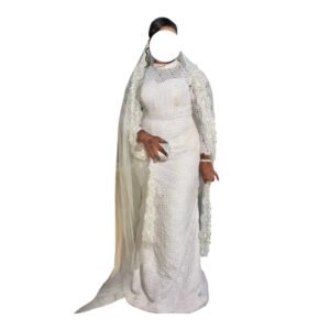 CI24062026, Robe de Mariée, Taille XXL, Voile