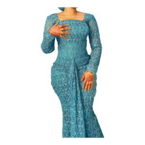TO24062026, Robe Bordé, Taille L, Foulard
