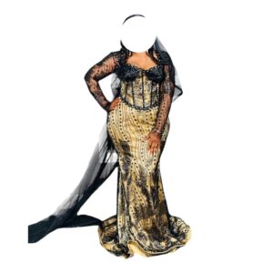 YD24062026, Robe Tissu, Taille XL, Voile