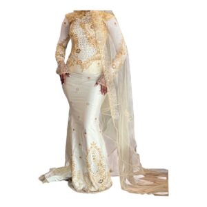 AD25062026,  Robe de Mariée, Taille L, Voile