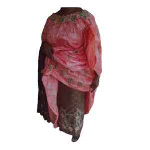SA01072026, Bazin en Boubou, Taille XXL, Foulard