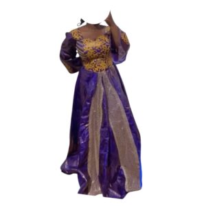 BK29062026, Robe Bazin, Taille M, Foulard