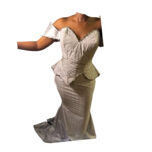 MO29042026, Bazin Jupe Complet, Taille L