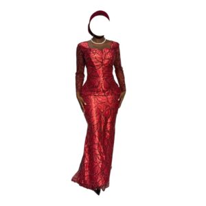 AC14072026, Robe Tissu, Taille M, Turban