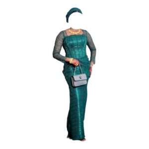 DA29072026, Robe Tissu, Taille L, Foulard