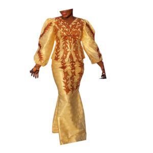 FT01072026, Robe Bazin, Taille L