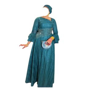 BB10072026, Robe Bordé, Taille XL, Foulard
