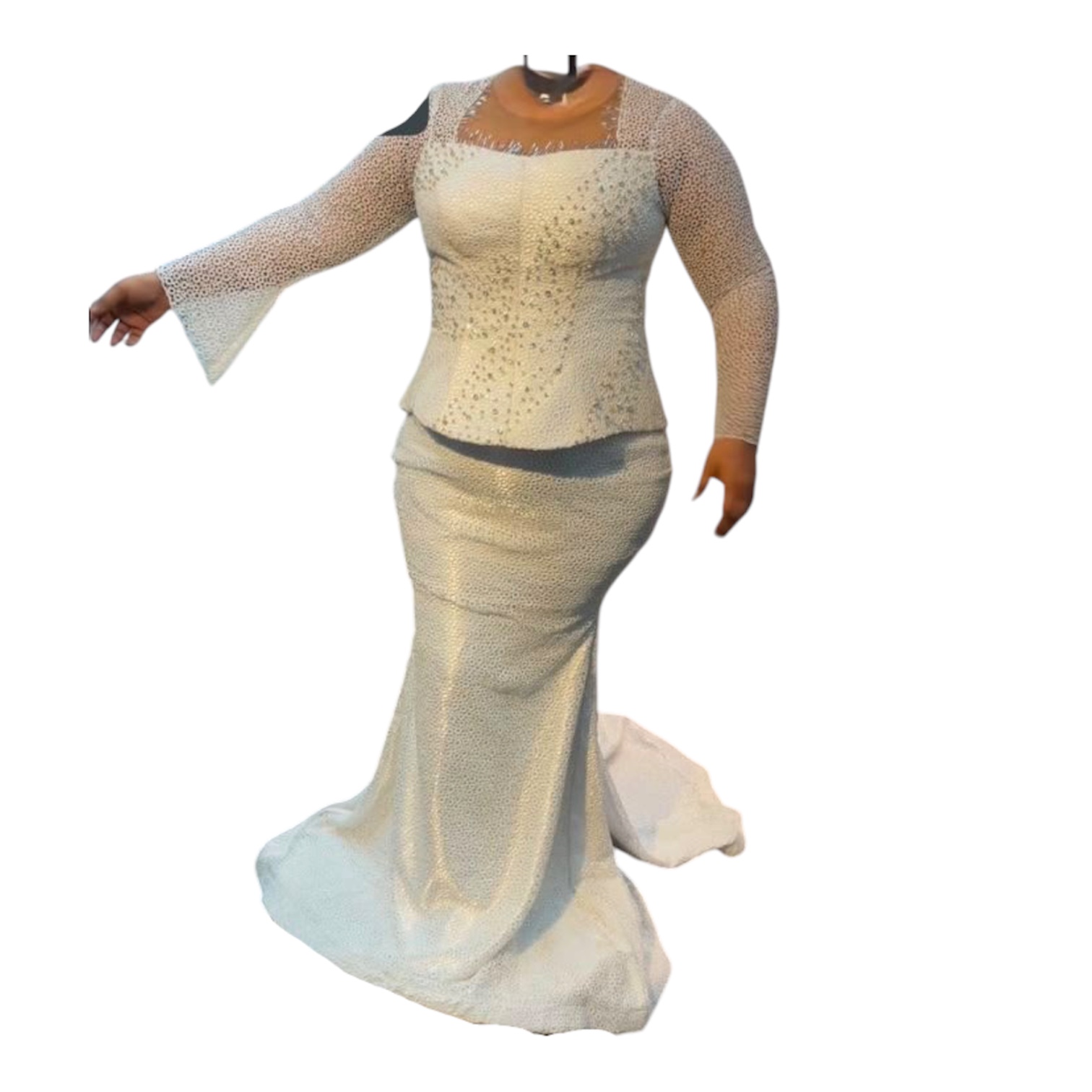 KH11072026, Bordé Jupe Complet, Taille XL