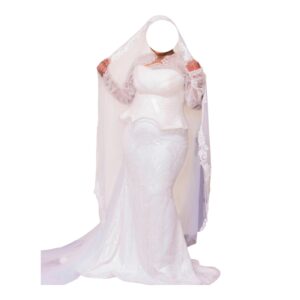 CD15072026, Robe de Mariée, Taille XXL, Voile