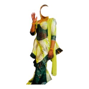RS15122025, Bazin Jupe Complet, Taille XL