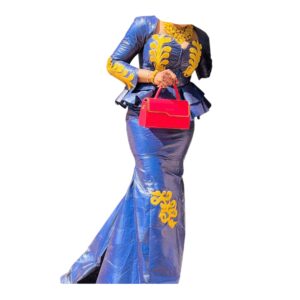 DA25072026, Bazin Jupe Complet, Taille M