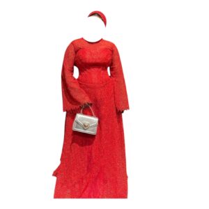 TF25072026, Robe Bordé, Taille XL, Turban