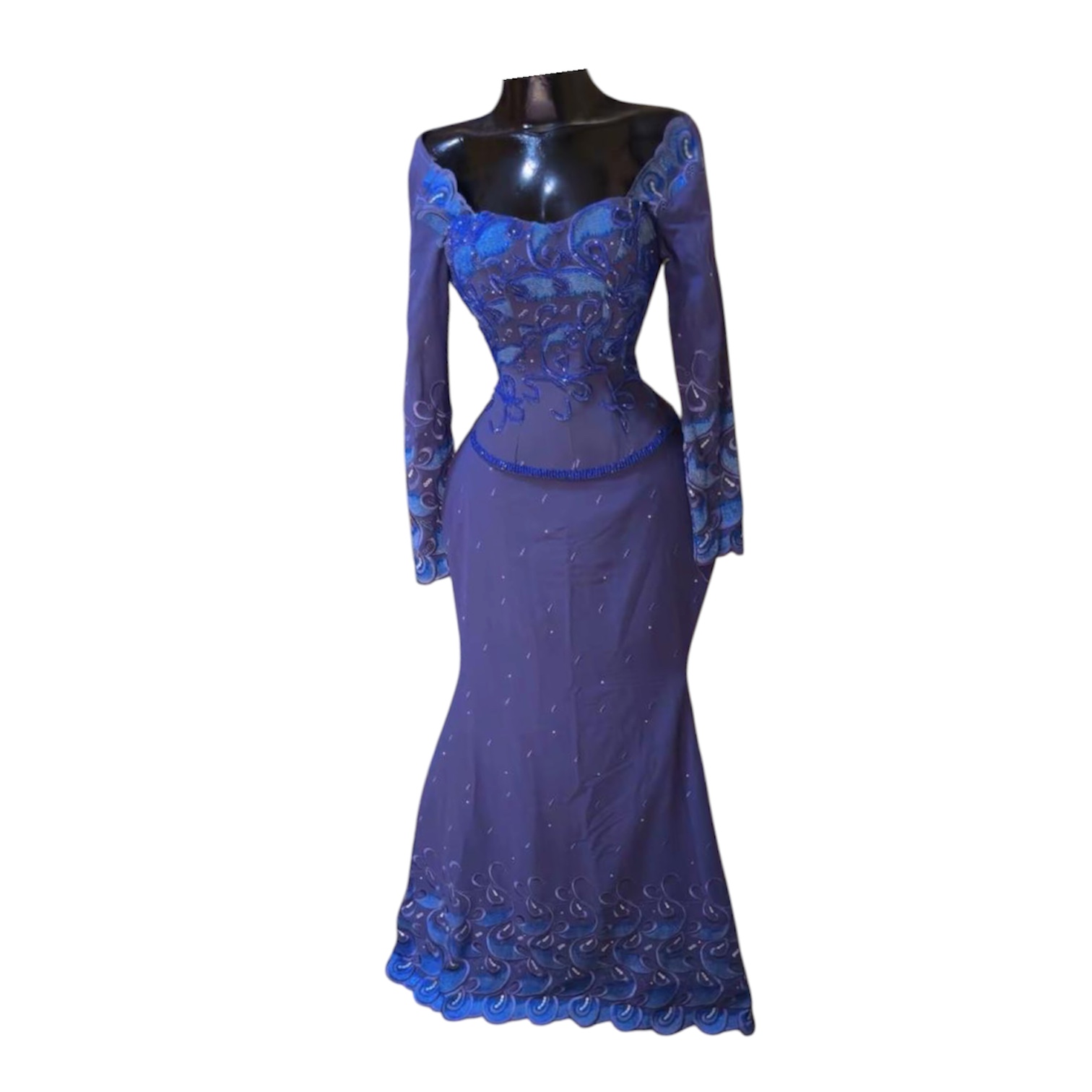 HN27072026, Bordé Jupe Complet, Taille L