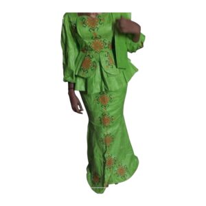 HA29072026, Bazin Jupe Complet, Taille M