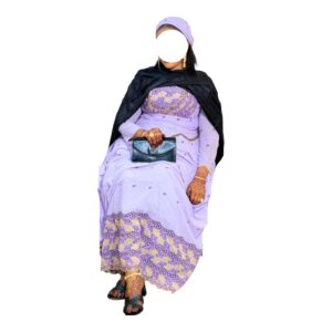 DN27012026, Robe Bordé, Taille XL, Foulard
