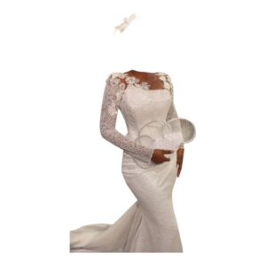 NF11082026, Robe de Mariée, Taille S, Turban