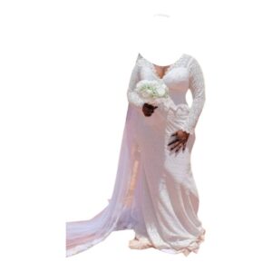 AC11082026, Robe de Mariée, Taille XXL, Voile