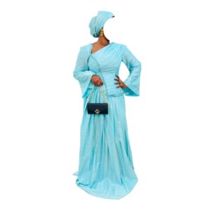 OG04082026, Robe Bordé, Taille M, Foulard