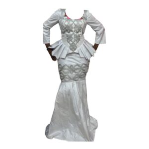 YO04082026, Bazin Jupe Complet, Taille XL
