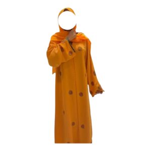 ZD16072026, Robe Abaya, Taille M, Foulard