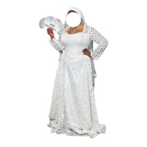 FD12092026, Robe de Mariée, Taille XXL, Voile