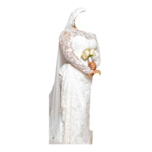 AT29092026, Robe de Mariée, Taille XL, Turban