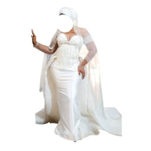 SM02092026, Robe de Mariée, Taille XL, Voile