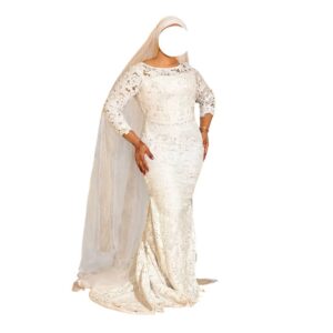 KA29092026, Robe de Mariée, Taille XL, Voile