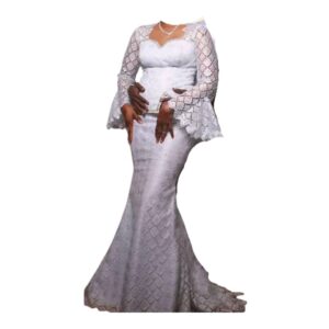KT30092026, Robe de Mariée, Taille L, Turban
