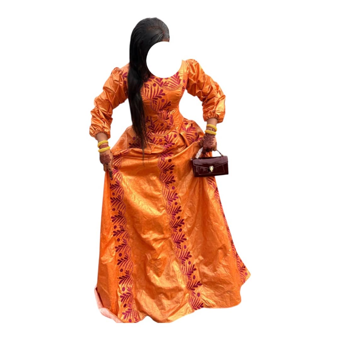 AS07102026, Robe Bazin, Taille L