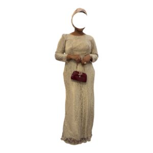 AG01092026, Robe Tissu, Taille L, Foulard