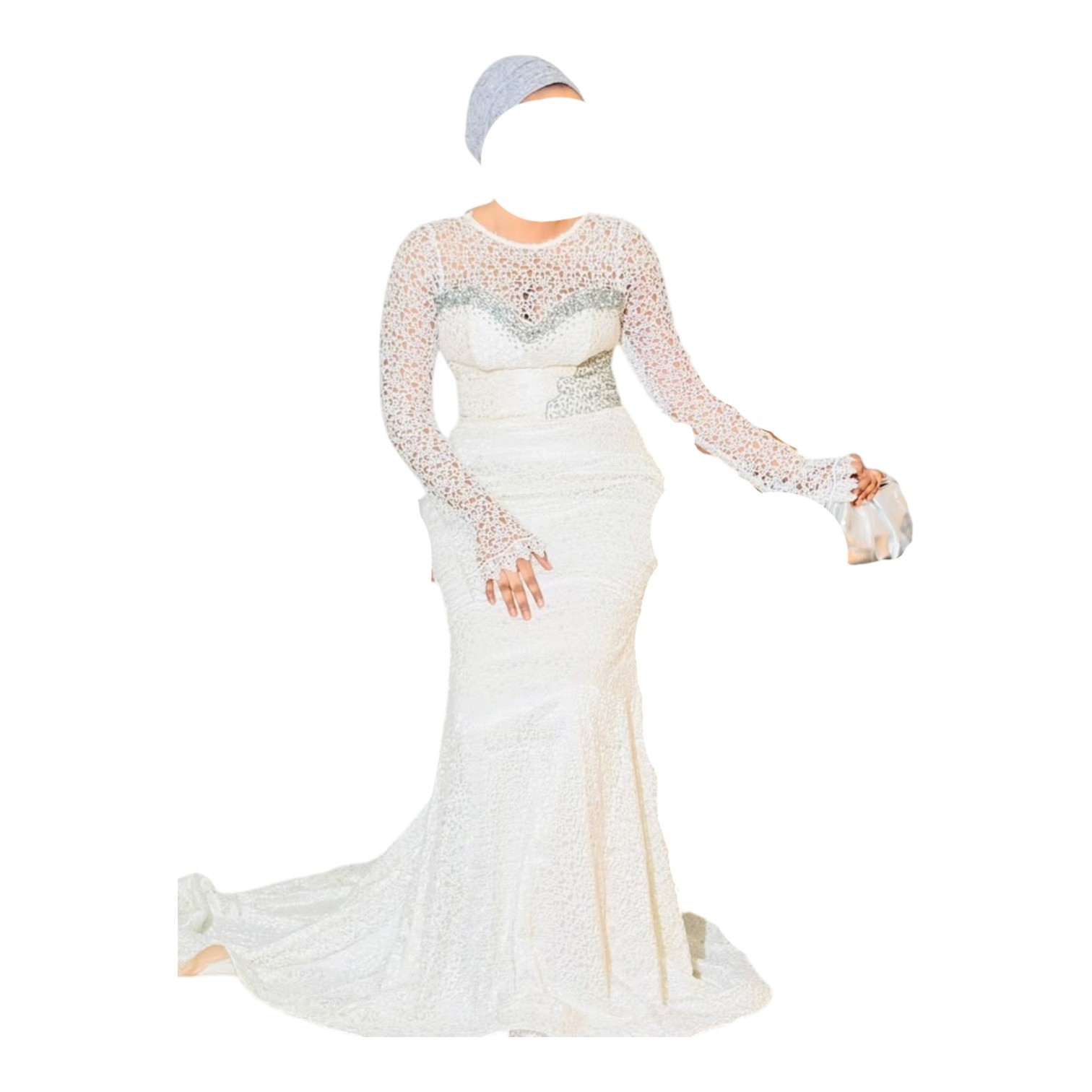 FB23102026, Robe de Marie, Taille XL, Turban